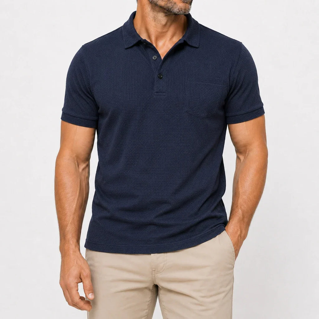 Leiden - Ultracomfortabel poloshirt met zakken voor heren