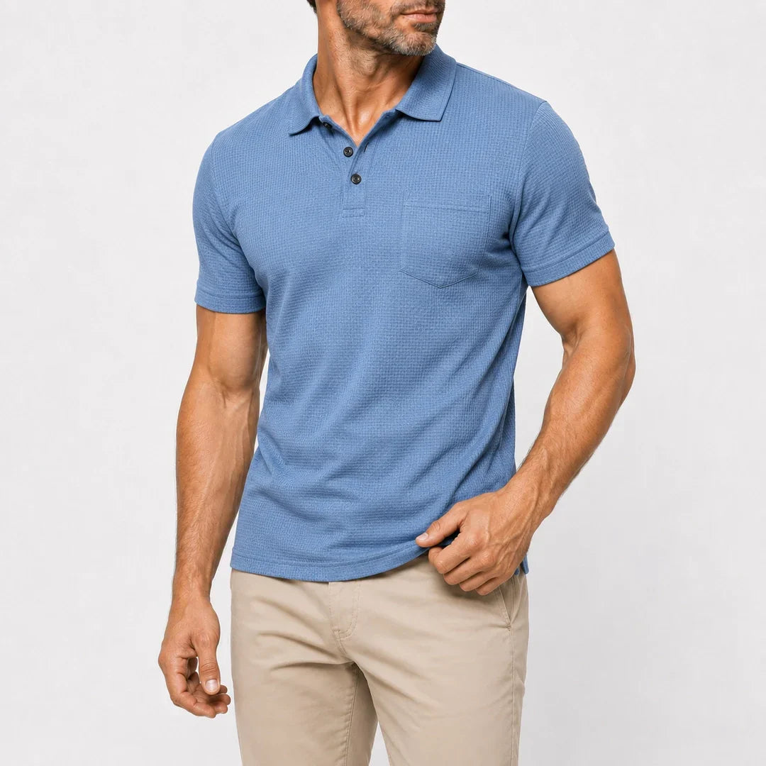 Leiden - Ultracomfortabel poloshirt met zakken voor heren