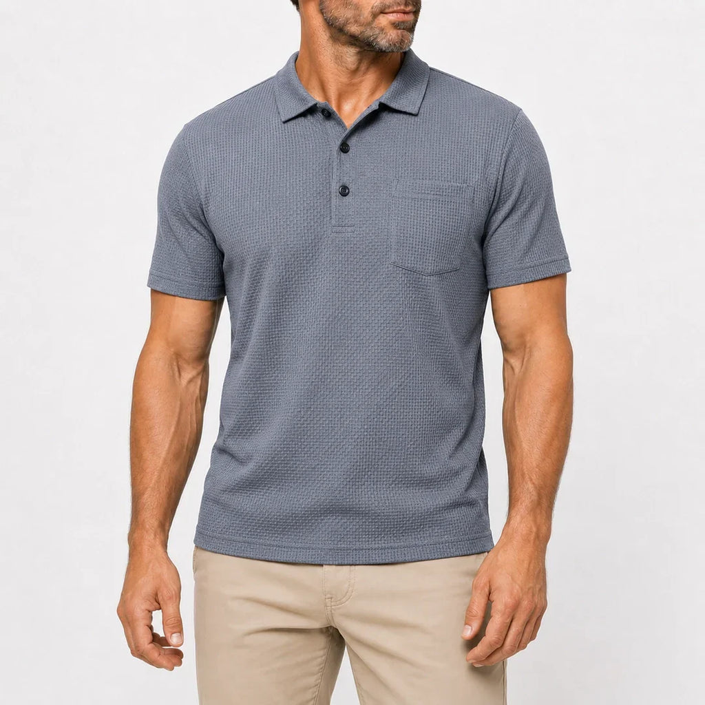 Leiden - Ultracomfortabel poloshirt met zakken voor heren