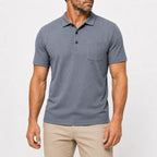 Leiden - Ultracomfortabel poloshirt met zakken voor heren
