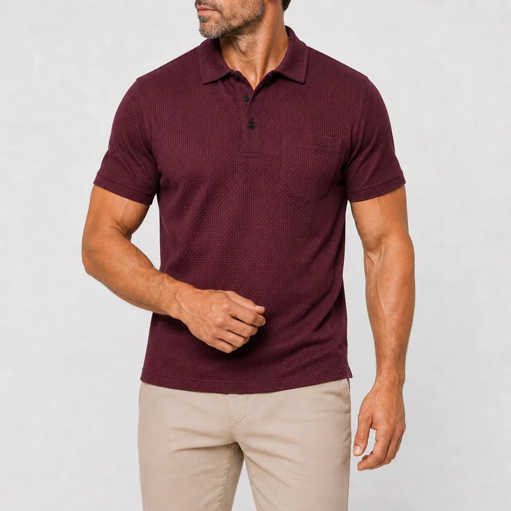 Leiden - Ultracomfortabel poloshirt met zakken voor heren
