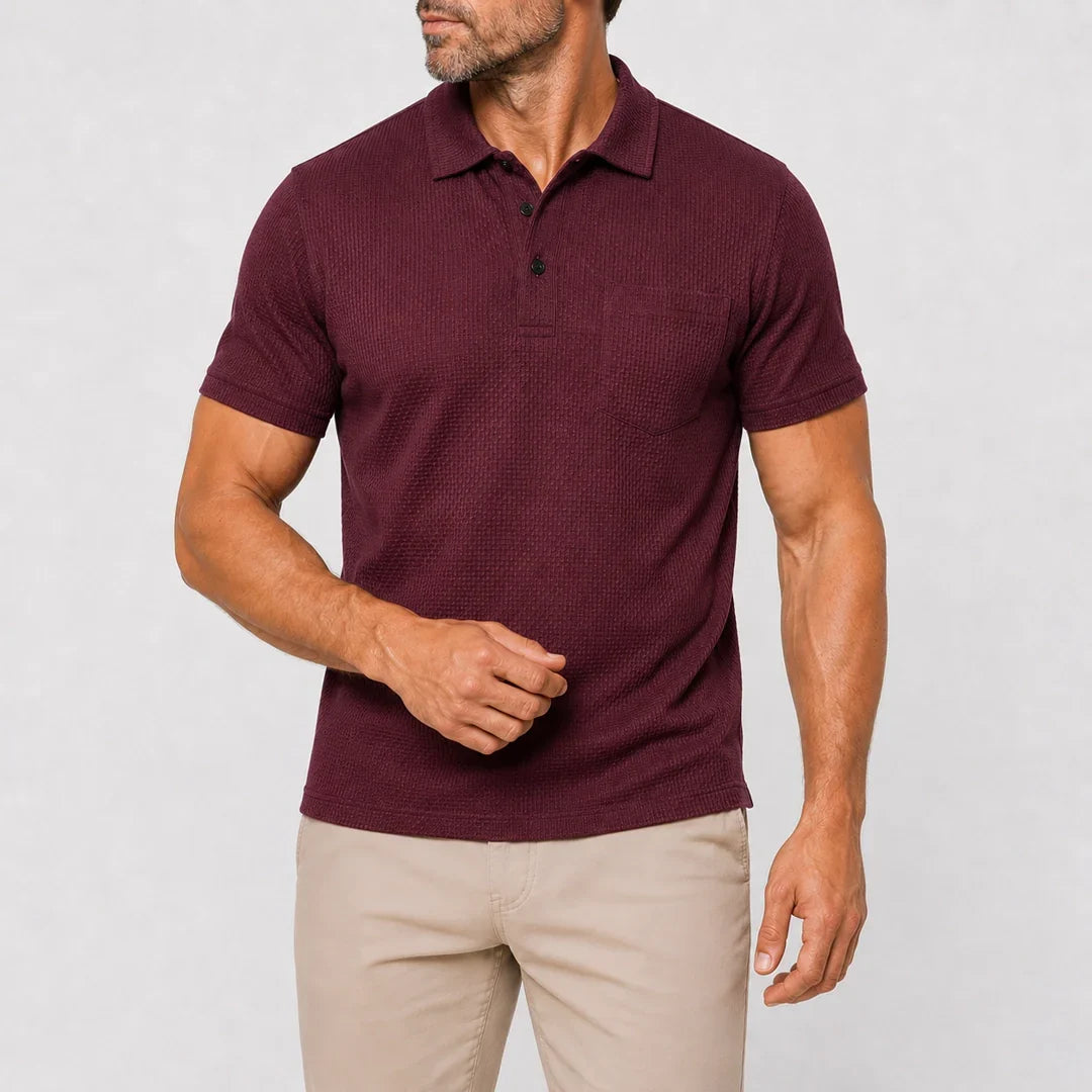 Leiden - Ultracomfortabel poloshirt met zakken voor heren