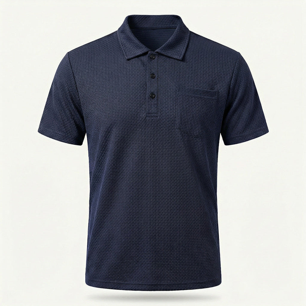 Leiden - Ultracomfortabel poloshirt met zakken voor heren