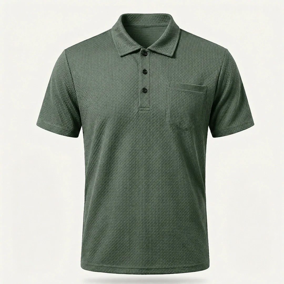 Leiden - Ultracomfortabel poloshirt met zakken voor heren