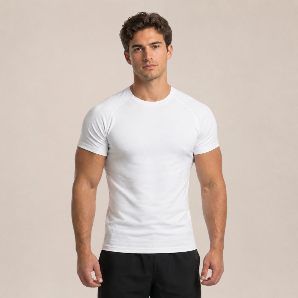 SlimFit Pro™ Basic T-shirt voor Heren