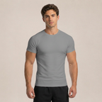 SlimFit Pro™ Basic T-shirt voor Heren