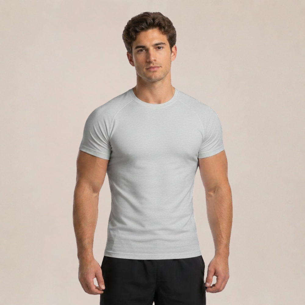 SlimFit Pro™ Basic T-shirt voor Heren