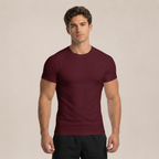 SlimFit Pro™ Basic T-shirt voor Heren