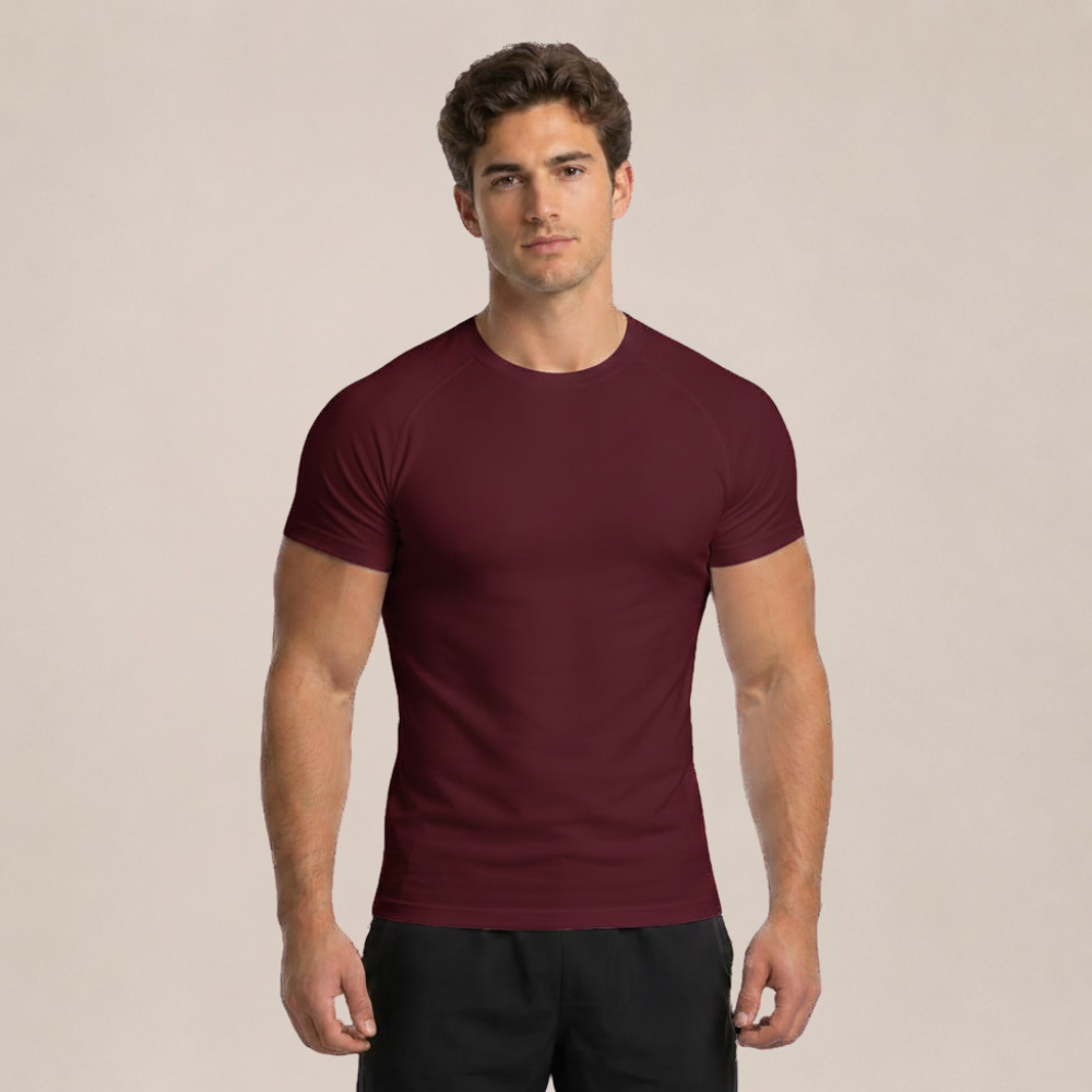 SlimFit Pro™ Basic T-shirt voor Heren