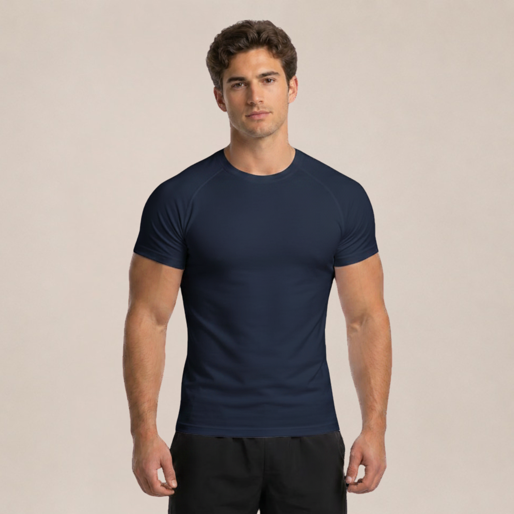 SlimFit Pro™ Basic T-shirt voor Heren