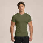 SlimFit Pro™ Basic T-shirt voor Heren