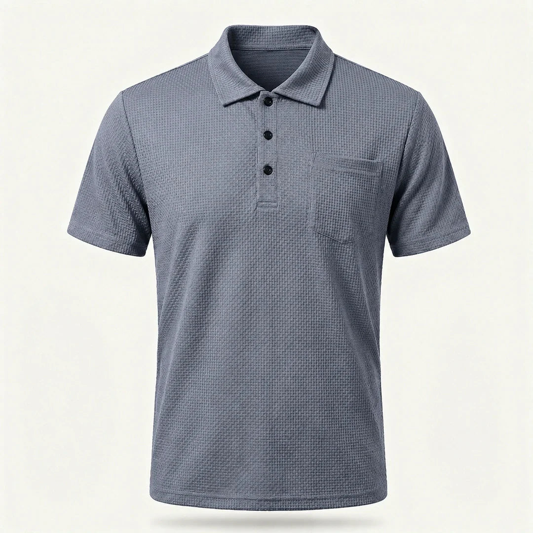 Leiden - Ultracomfortabel poloshirt met zakken voor heren