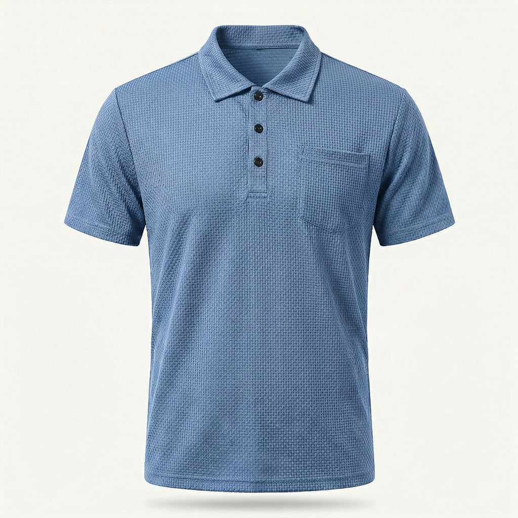 Leiden - Ultracomfortabel poloshirt met zakken voor heren
