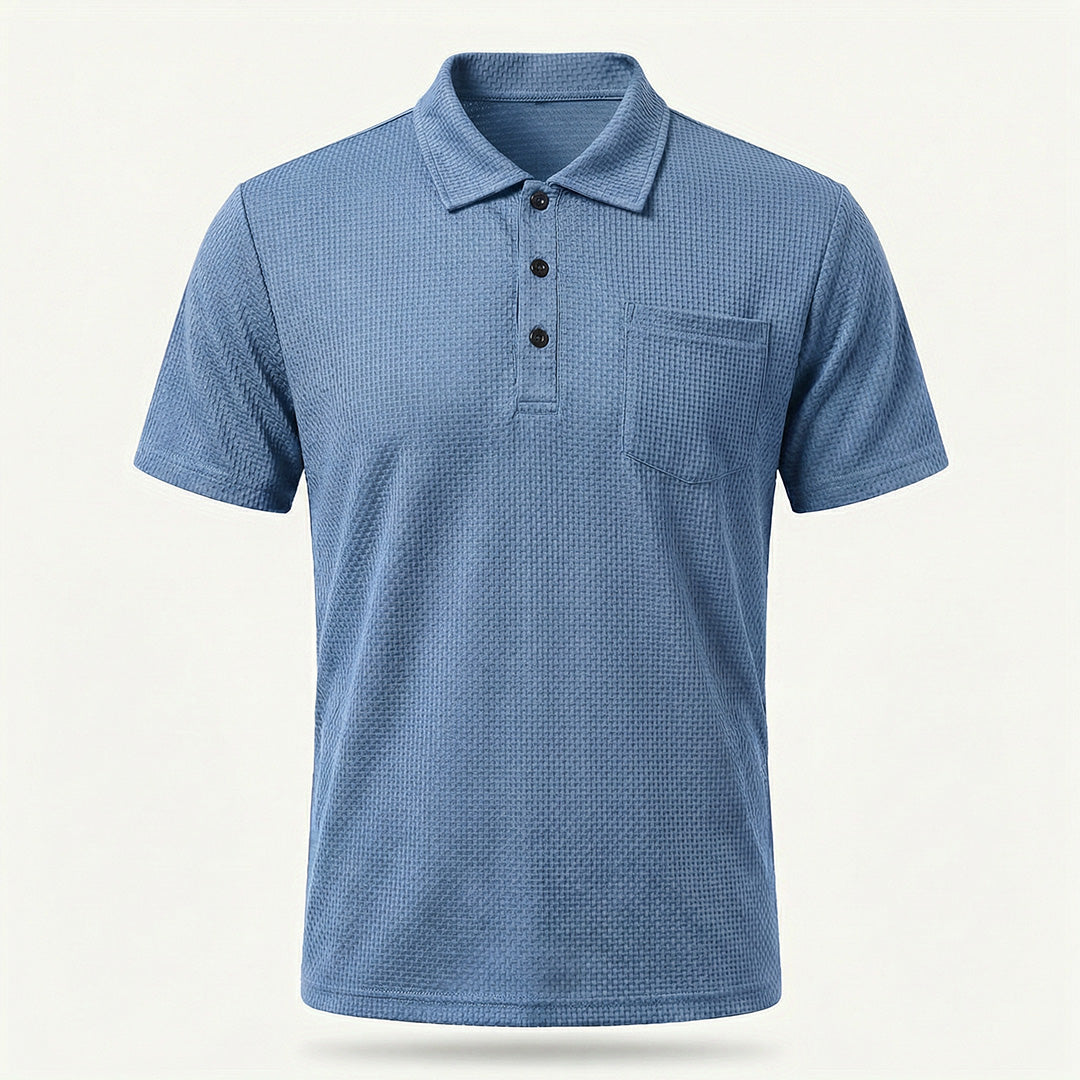Leiden - Ultracomfortabel poloshirt met zakken voor heren