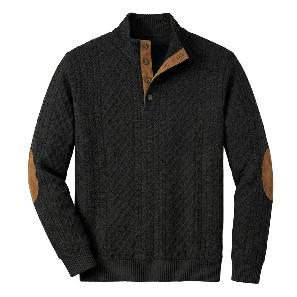 Zeeland - Klassieke pullover met hoge kraag voor heren