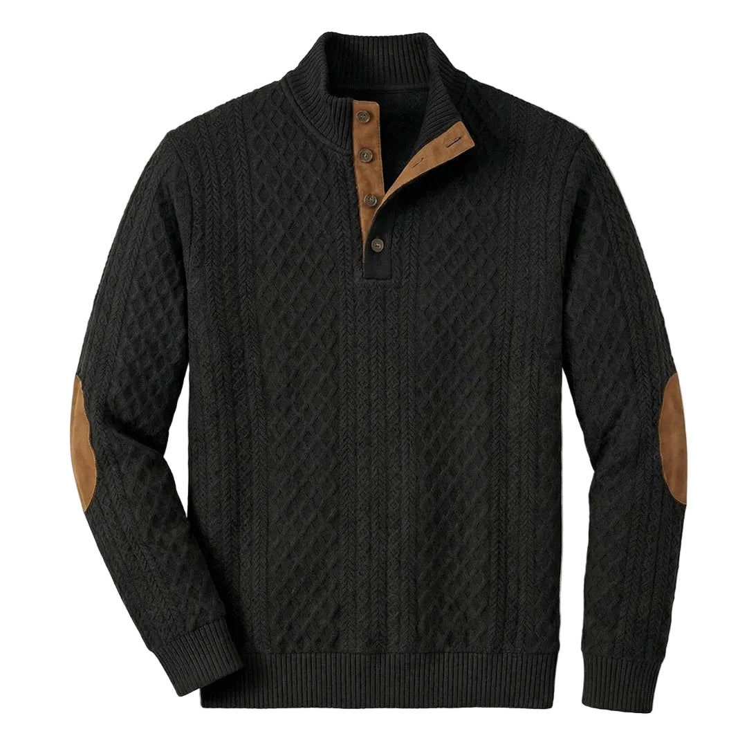 Zeeland - Klassieke pullover met hoge kraag voor heren