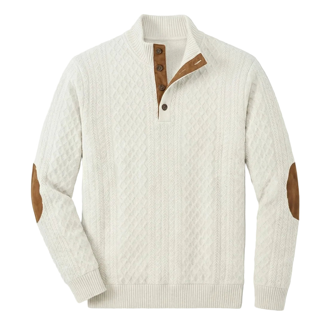 Zeeland - Klassieke pullover met hoge kraag voor heren