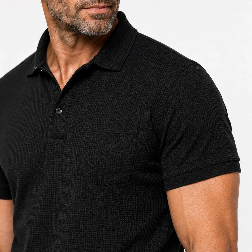 Leiden - Ultracomfortabel poloshirt met zakken voor heren