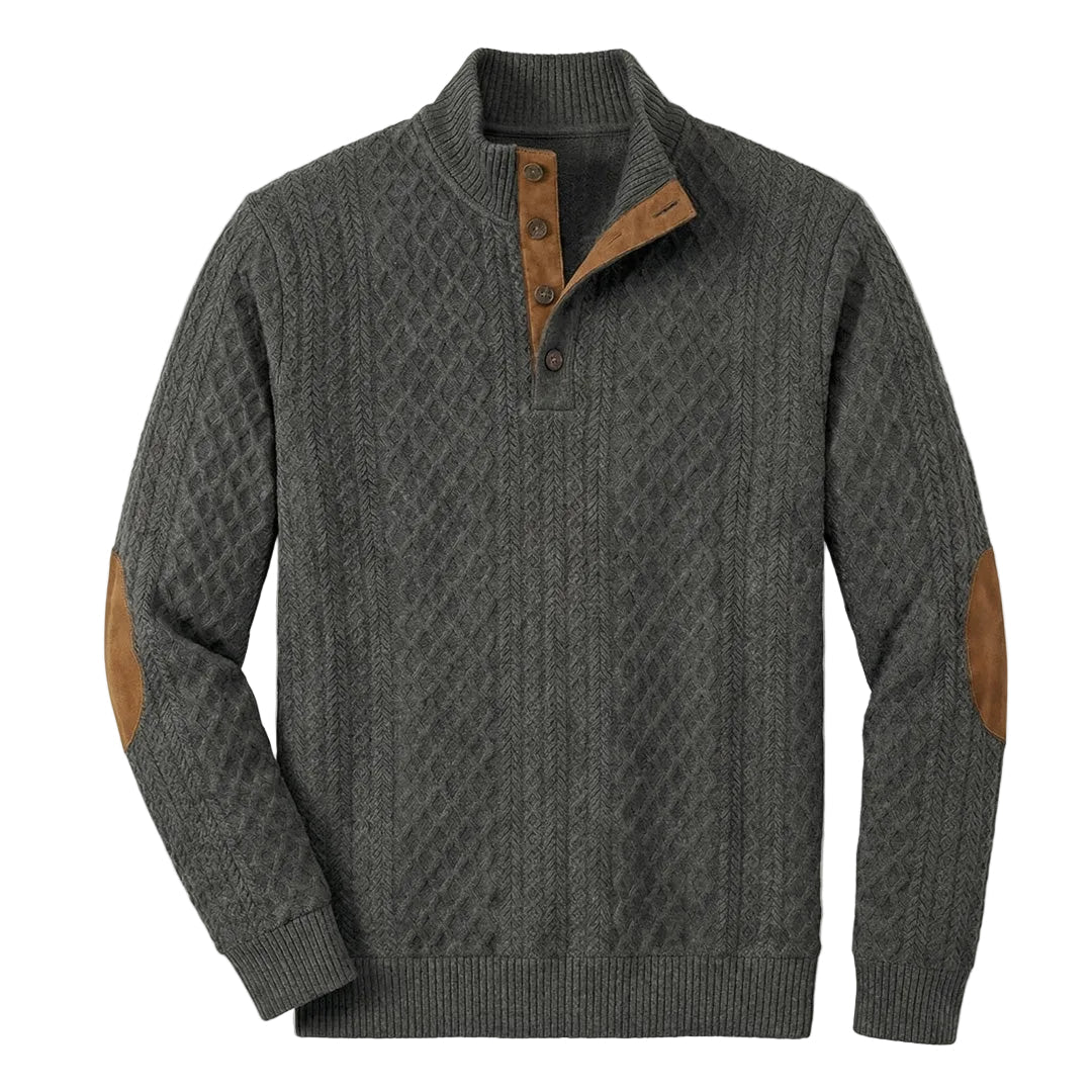 Zeeland - Klassieke pullover met hoge kraag voor heren
