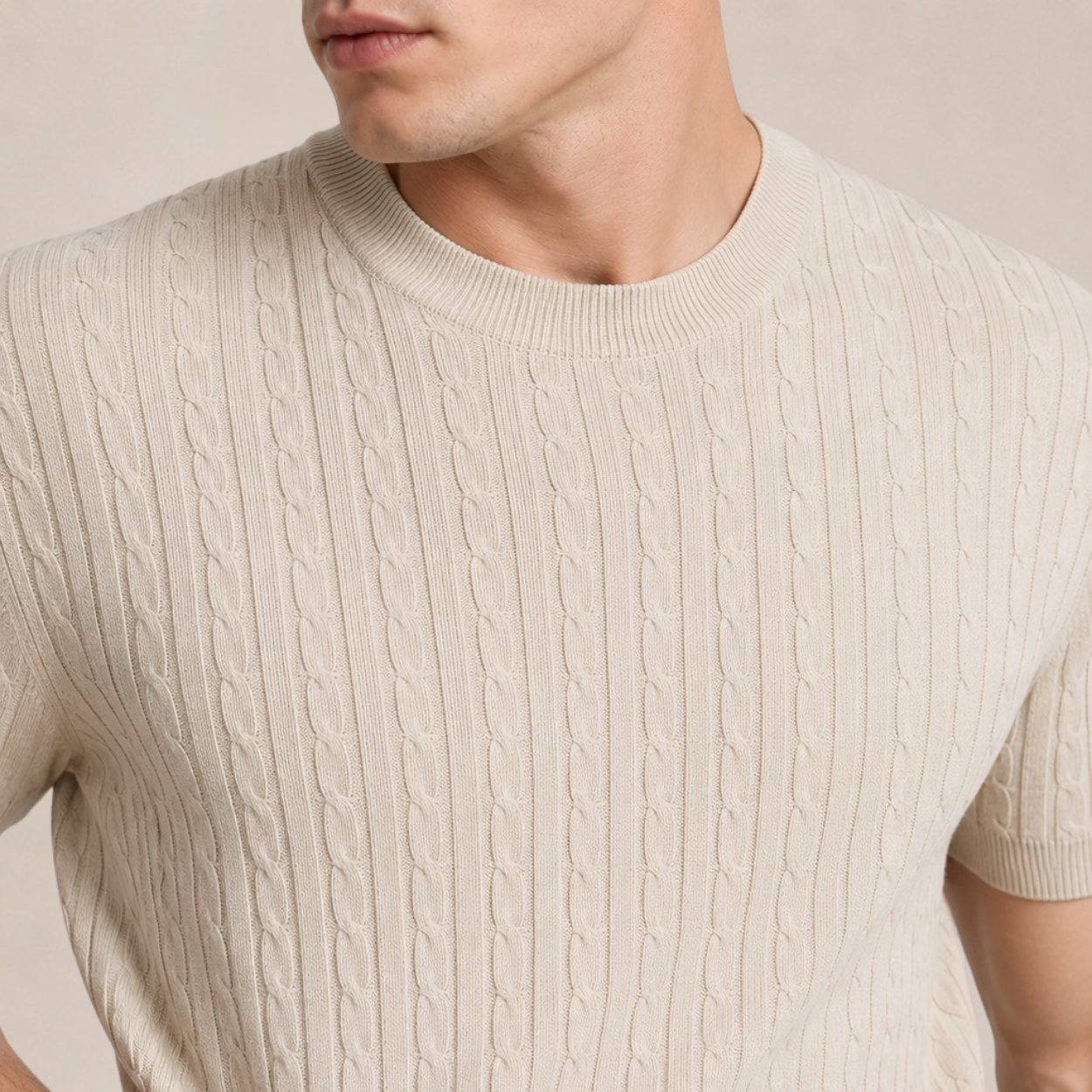 CableKnit Shirt voor Heren