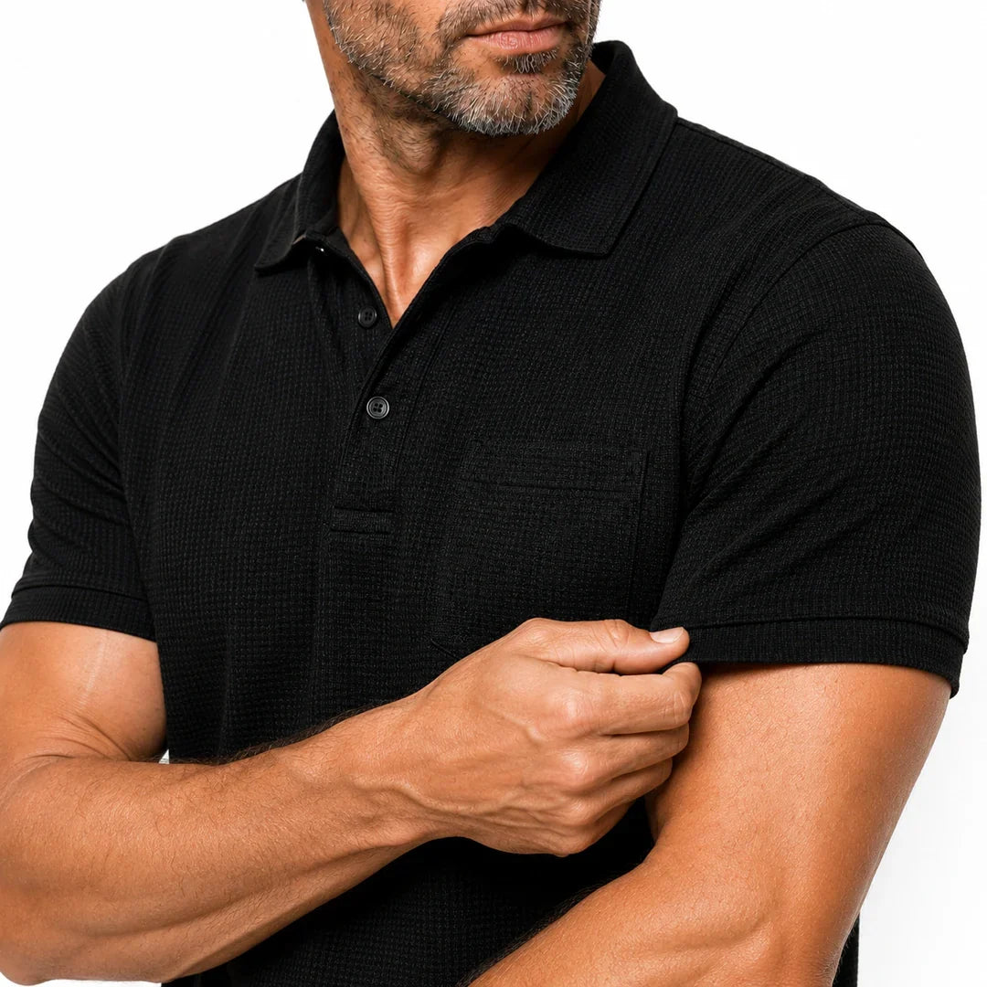 Leiden - Ultracomfortabel poloshirt met zakken voor heren