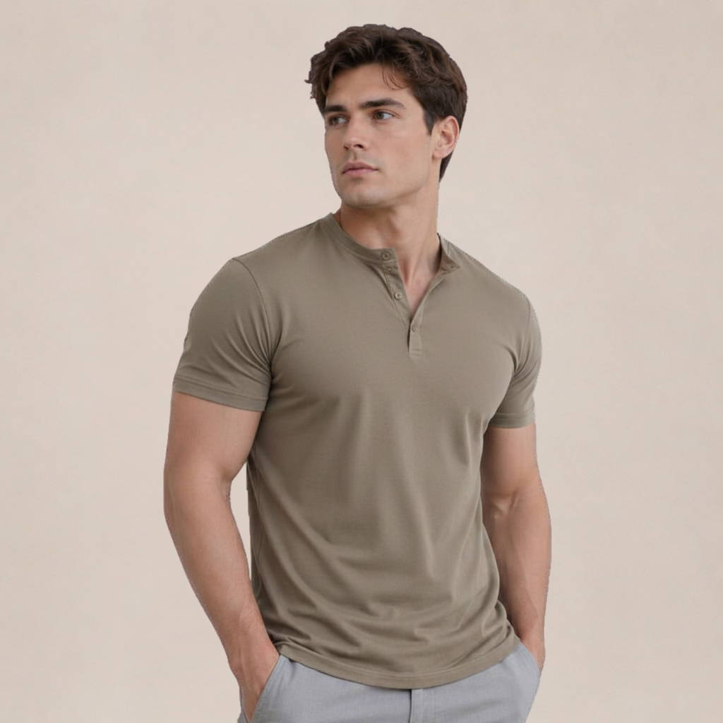 HenleyLine™ T-shirt voor Heren