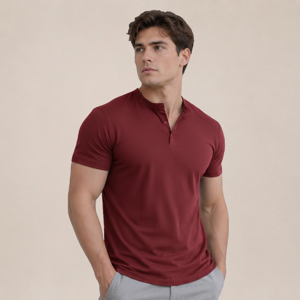 HenleyLine™ T-shirt voor Heren