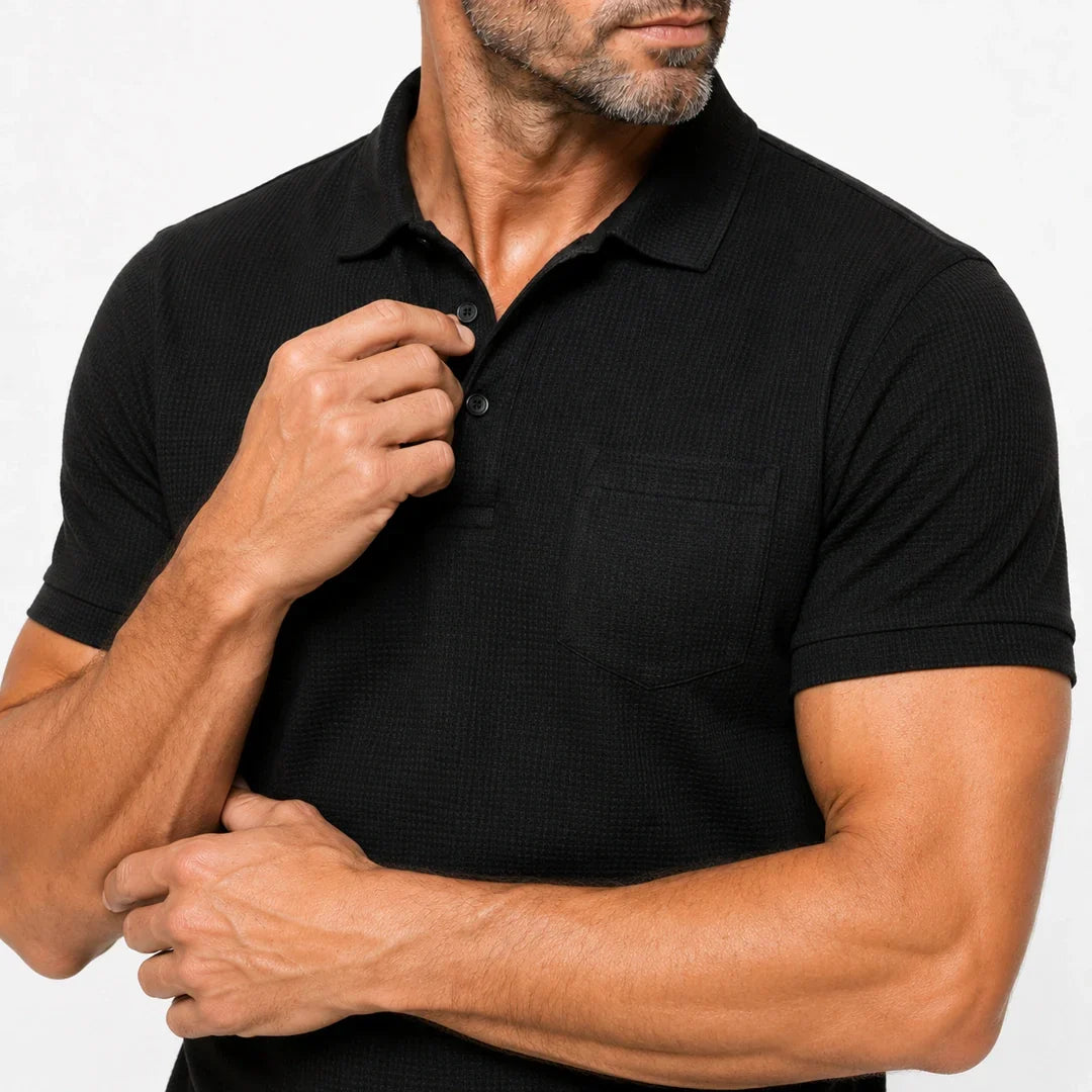 Leiden - Ultracomfortabel poloshirt met zakken voor heren