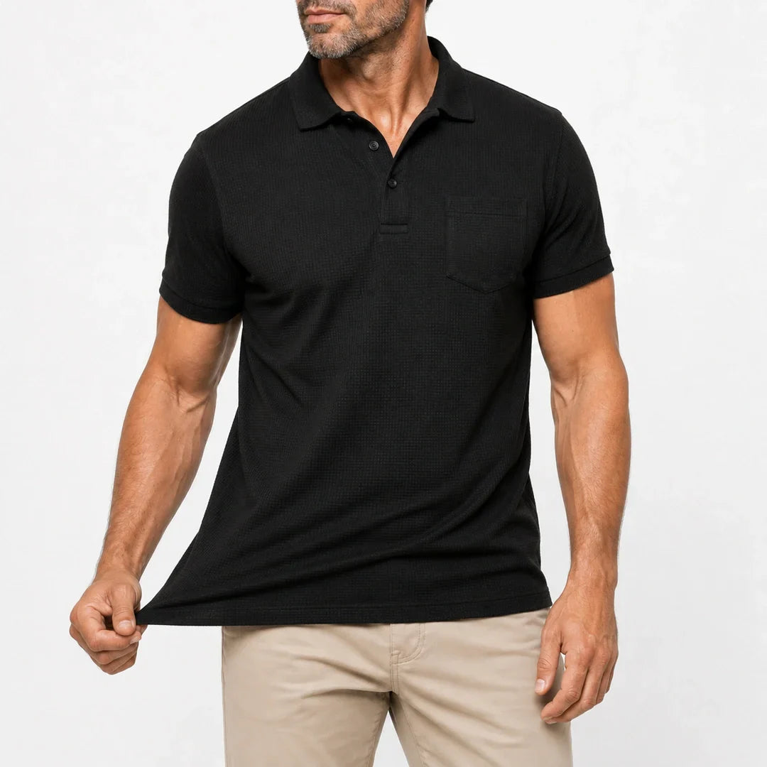 Leiden - Ultracomfortabel poloshirt met zakken voor heren