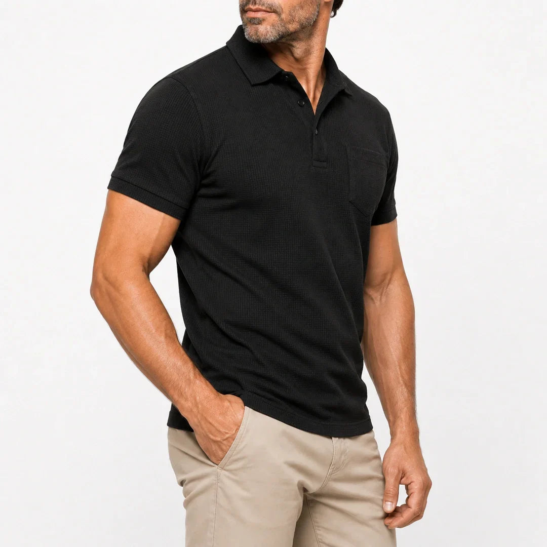 Leiden - Ultracomfortabel poloshirt met zakken voor heren