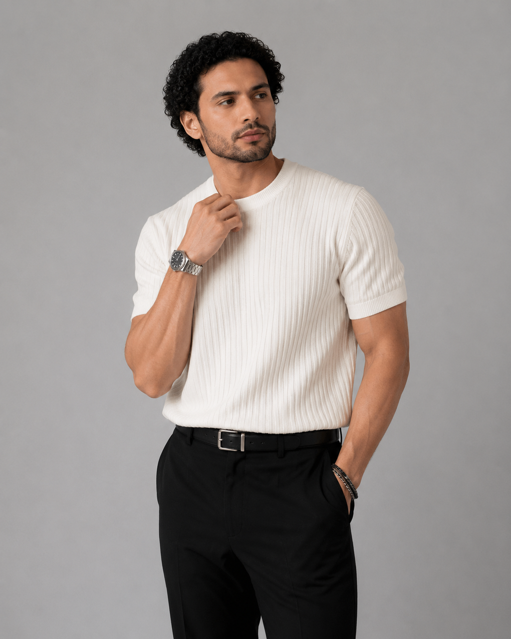 Samicce Tricô Shirt voor Heren