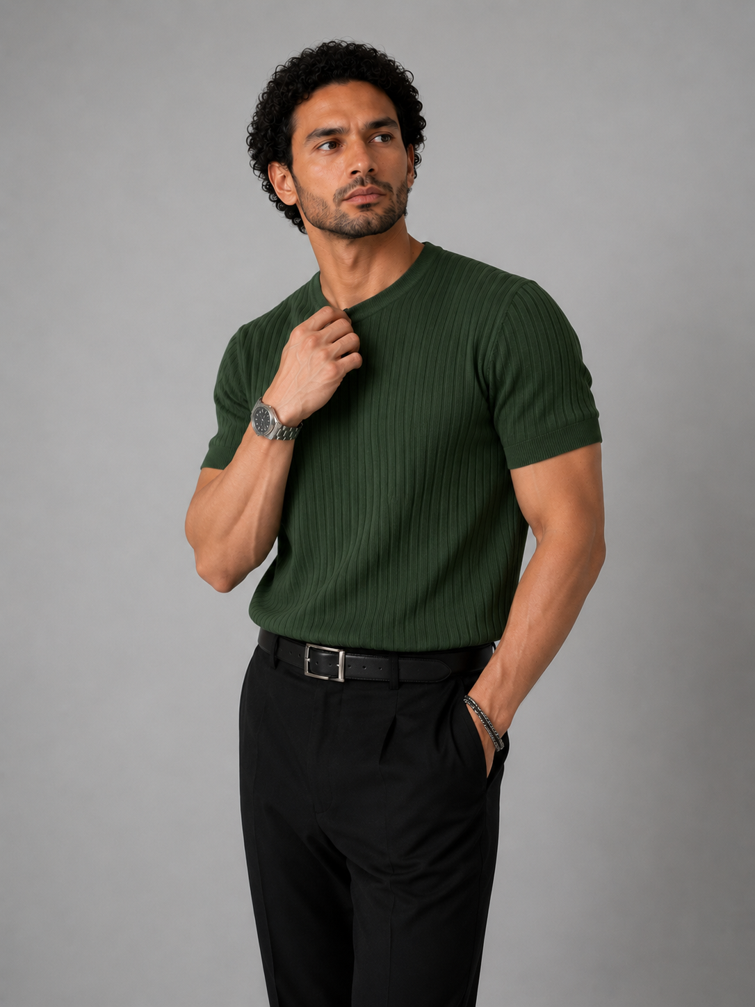 Samicce Tricô Shirt voor Heren