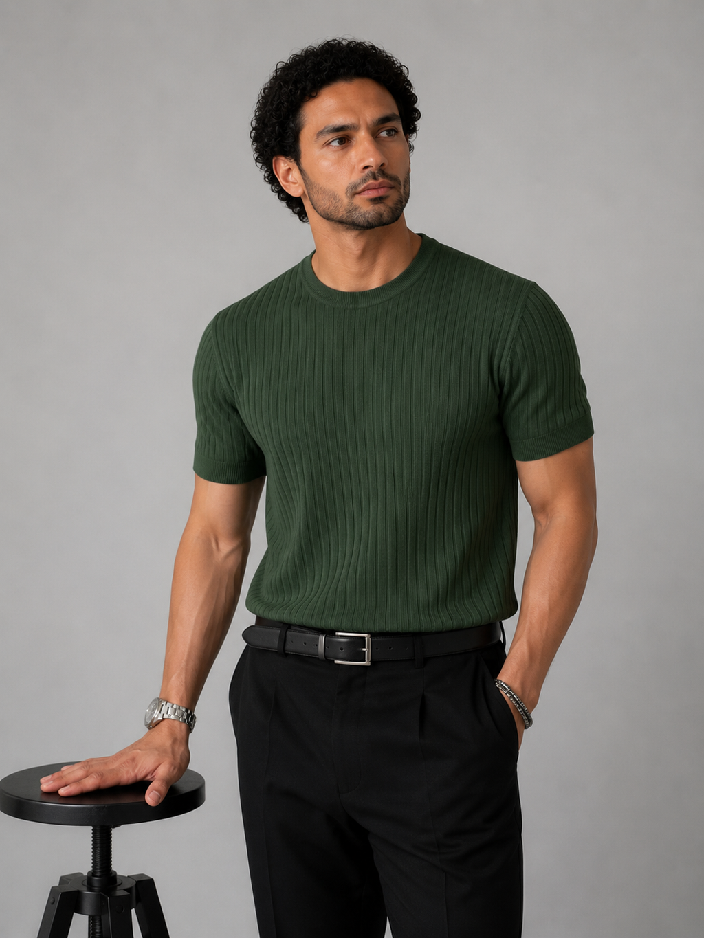 Samicce Tricô Shirt voor Heren