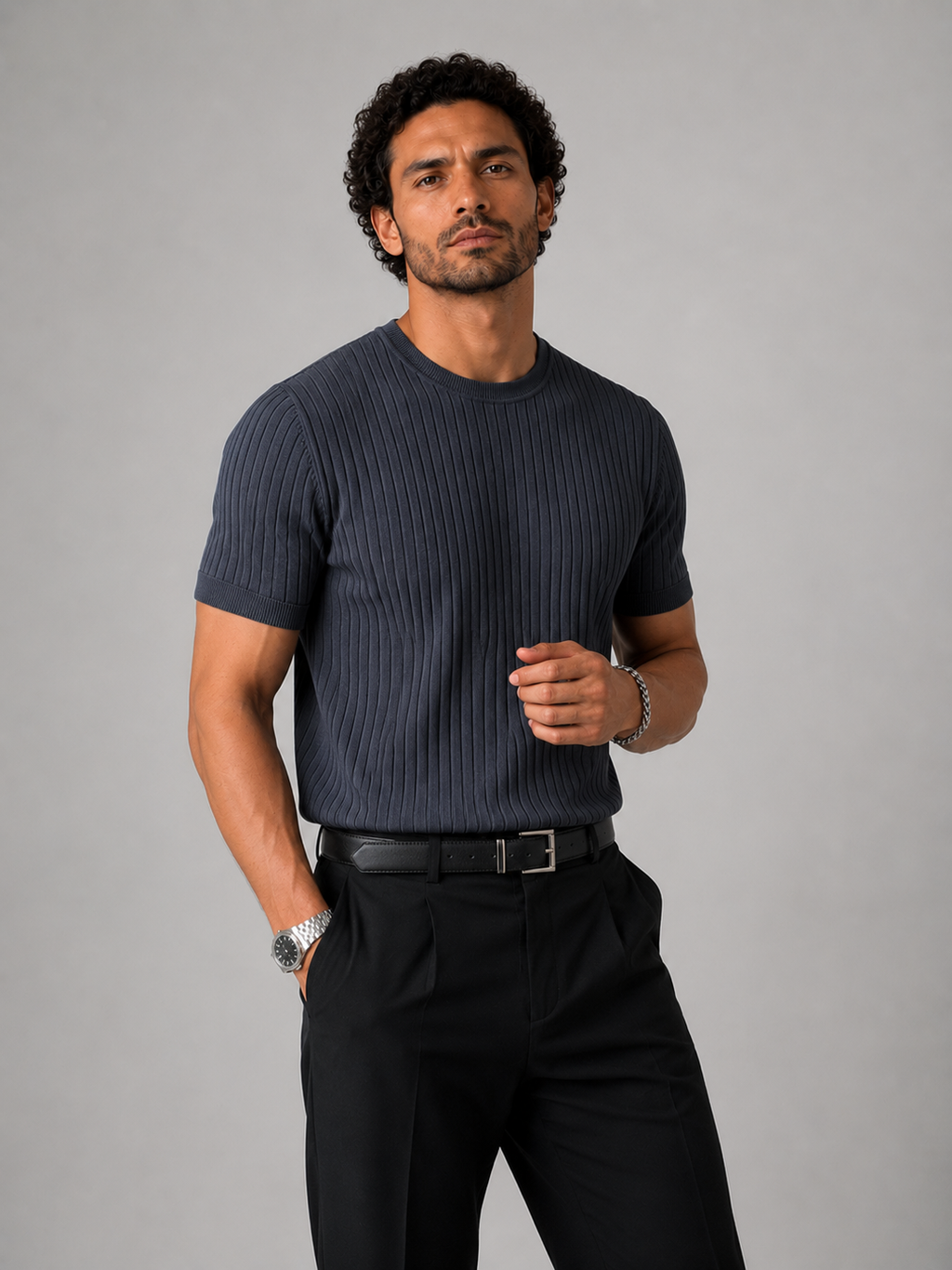 Samicce Tricô Shirt voor Heren