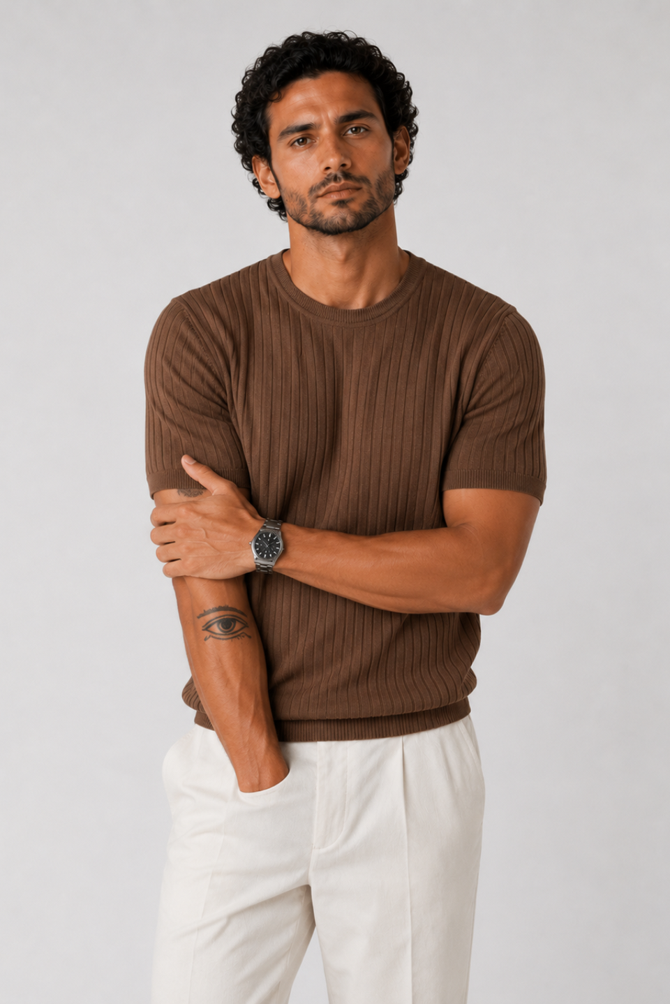 Samicce Tricô Shirt voor Heren