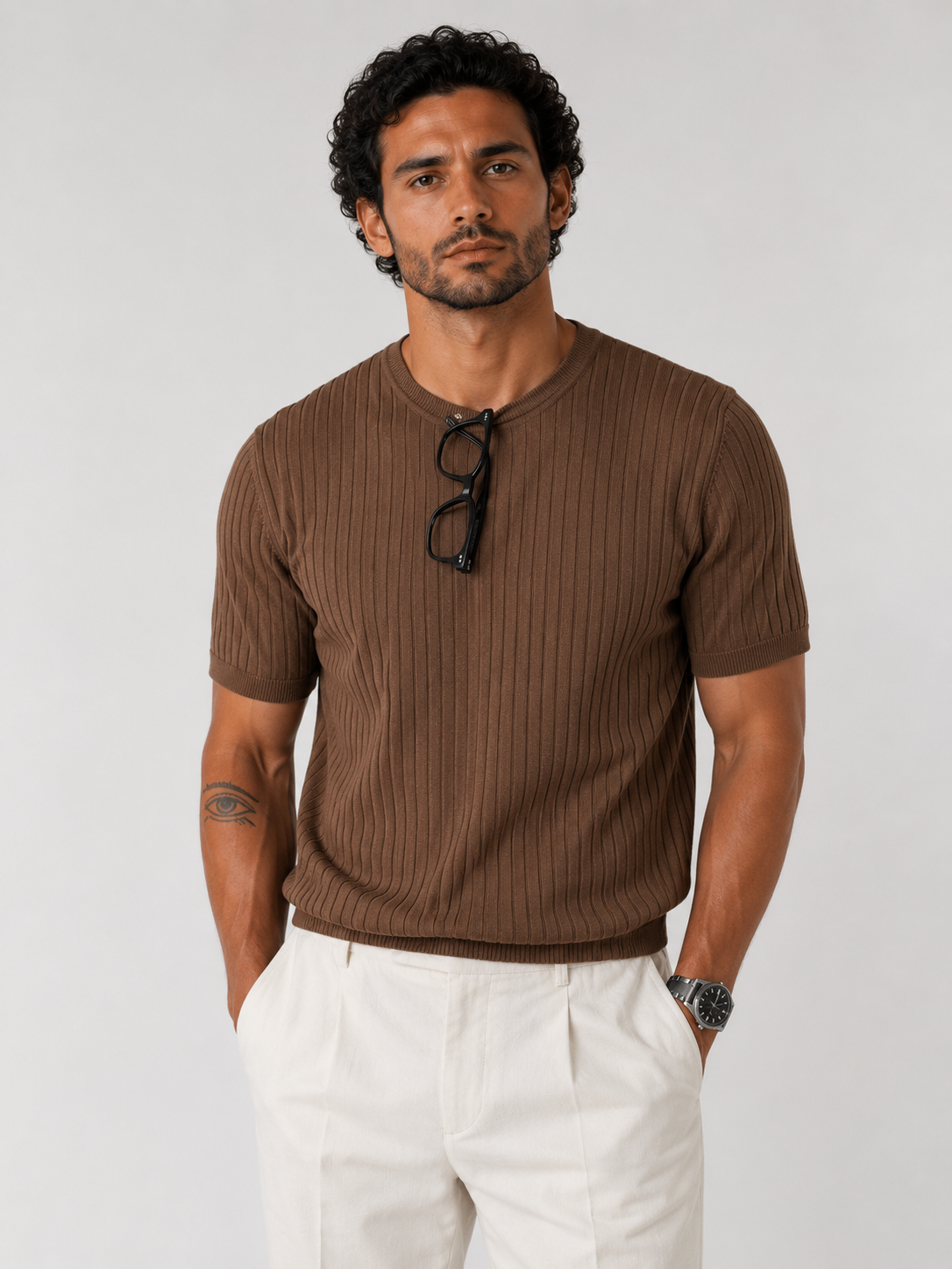 Samicce Tricô Shirt voor Heren