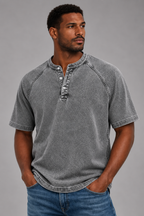 VintageWash™ Henley Shirt voor Heren