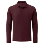 Haarlem - Ultracomfortabel poloshirt met lange mouwen voor heren