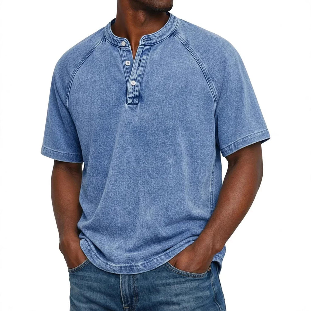 VintageWash™ Henley Shirt voor Heren