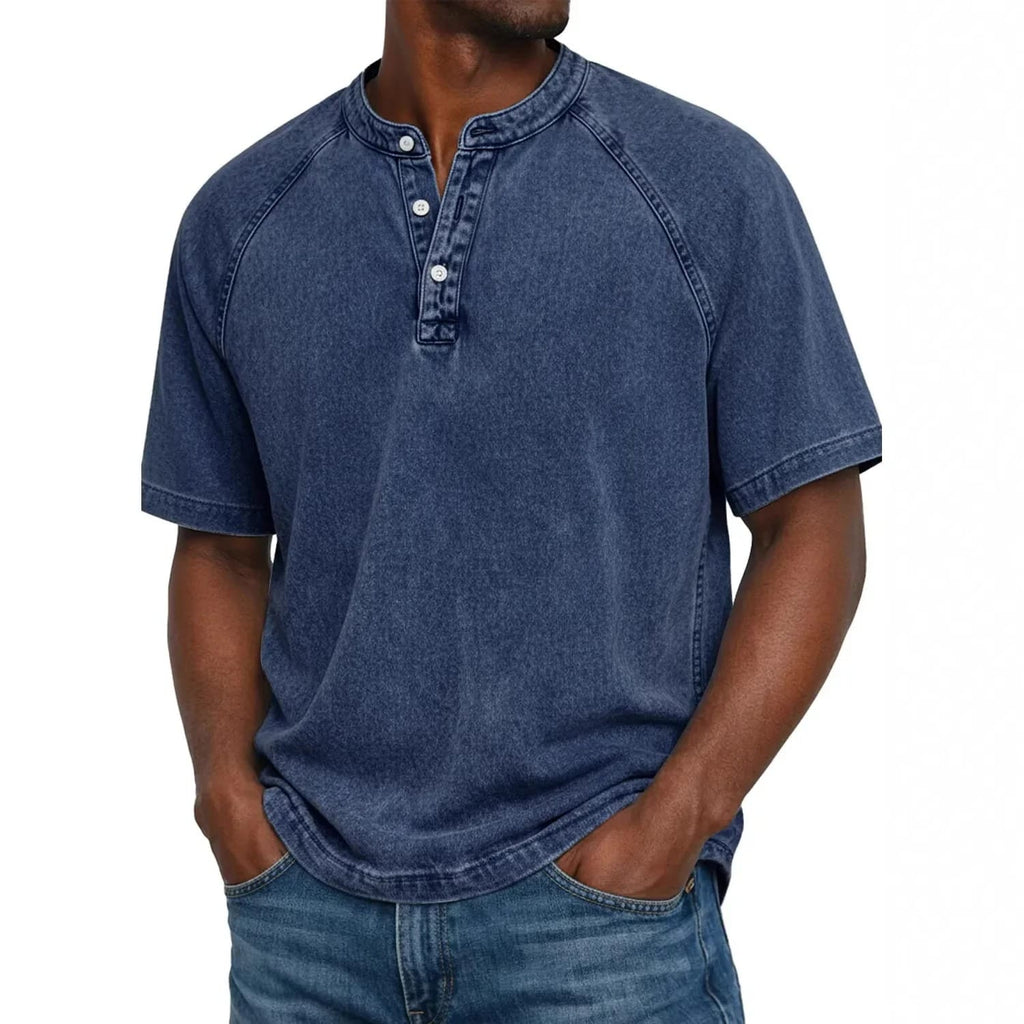 VintageWash™ Henley Shirt voor Heren