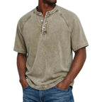 VintageWash™ Henley Shirt voor Heren