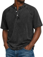 VintageWash™ Henley Shirt voor Heren