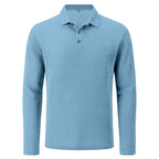 Haarlem - Ultracomfortabel poloshirt met lange mouwen voor heren