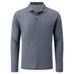 Haarlem - Ultracomfortabel poloshirt met lange mouwen voor heren