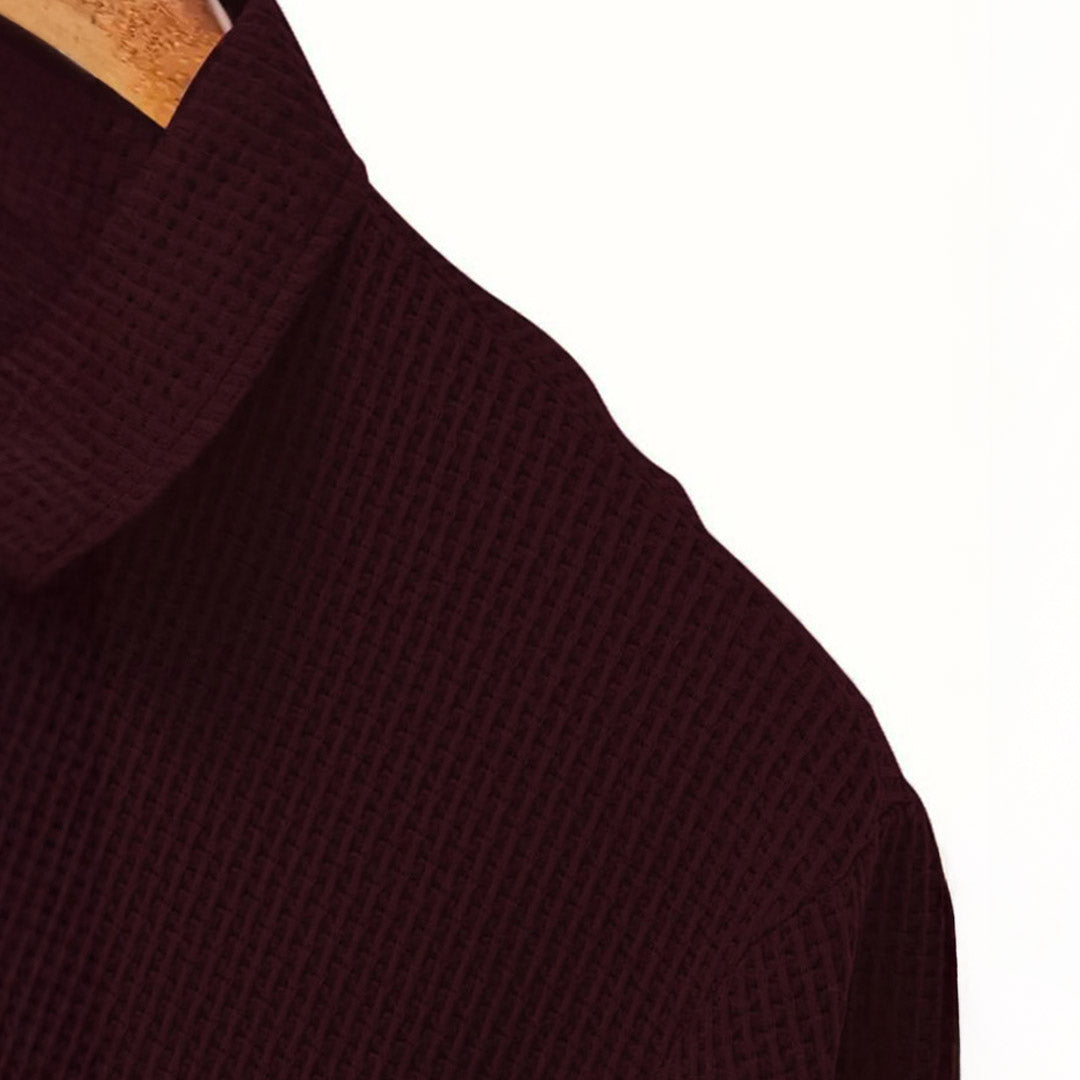 Haarlem - Ultracomfortabel poloshirt met lange mouwen voor heren